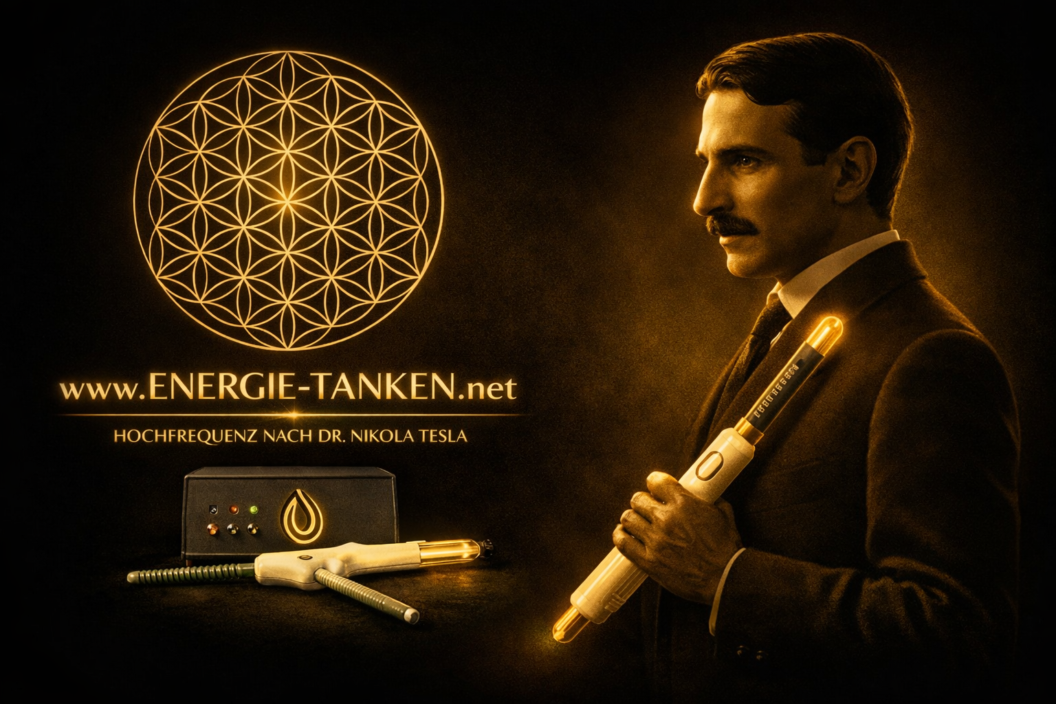 Nikola Tesla – ENERGIE-TANKEN.net Signature